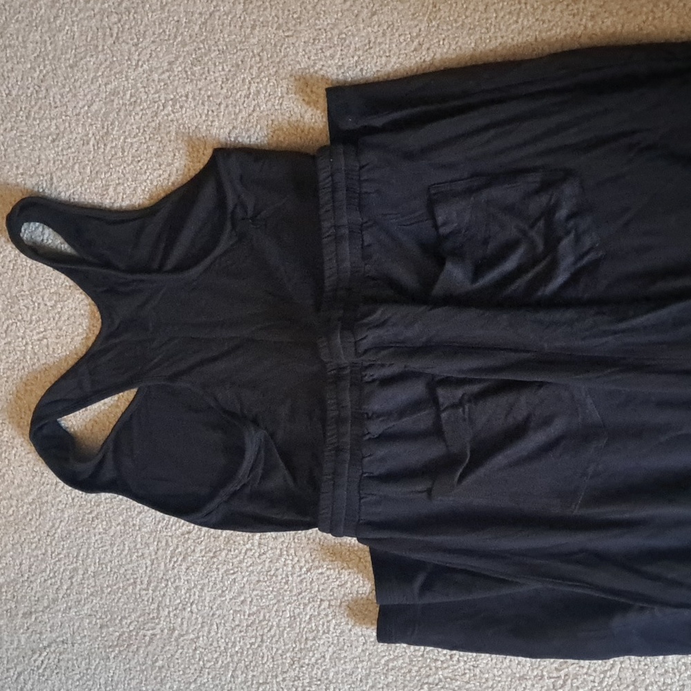 Large. U Neck Backless Racerback Drawstring Jumps… - image 8